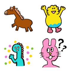 Relaxed Horse Year New Year's Card