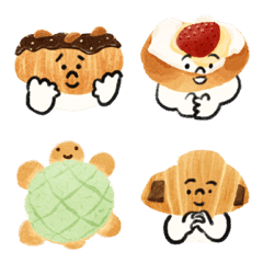 Emoji of bread friends vol.6