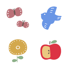 ◉大人かわいい＊北欧絵文字◉