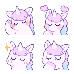 可愛的獨角獸表情符號！