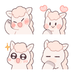 귀여운 말 (흰색)