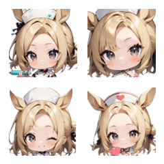 Horse Nurse in a White Coat Emoji