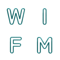 Rangka Kabel Letter Emoji Simpel 015