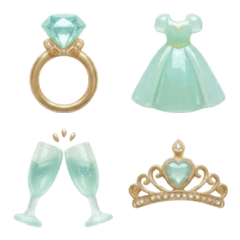 デコ♡プリンセスアイテム♡グリーン