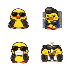 Bad Boy Duck Emojis  Cool & Funny!