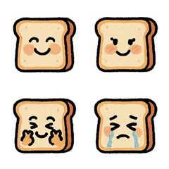 Cute and delicious toast(black)