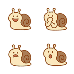 Cute little snail!(Milk tea color)