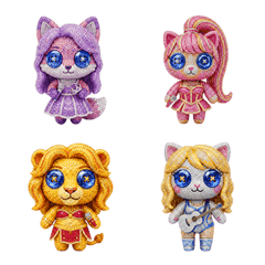 Sparkly Animal Dolls Vol. 2