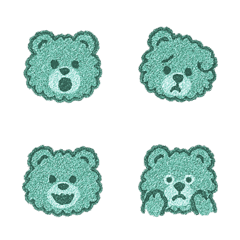 Curly Teddy Bear is so cute!(Mint green)