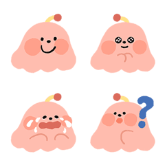 Qing's 外星生物 飄飄 表情貼