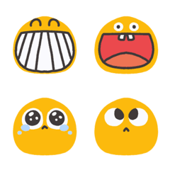 Emoji yellow cute.