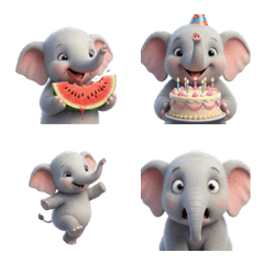 小さな象の絵文字