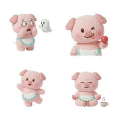 小さなコックさん豚の絵文字