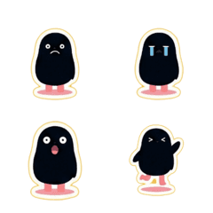 Cute Black Chick Expressive Emotes