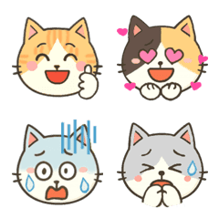 Easy Cat Reaction Emojis