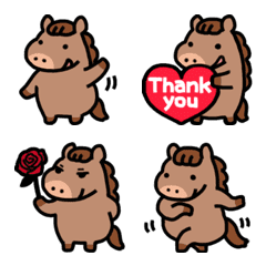 Plump Little Horse(Lots of Hearts)Emoji8