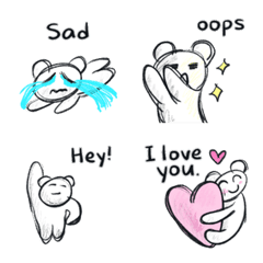 I drew the bear as I wanted.