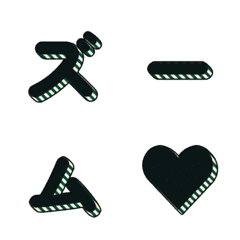 Bouncing 3D Striped Emoji 023