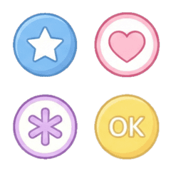 อิโมจิ :  ไอคอน หัวข้อ ปักหมุด ทำงาน