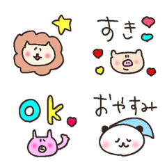 everyday cute greeting fashionable emoj