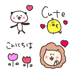 everyday happy greeting cute emoji