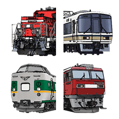 Locomotive and train Emoji 2