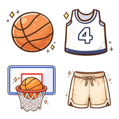 Mini basketball bibid emoji