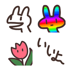 Flower of Belly Usagi emoji2