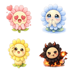 一眼就懂的情緒非洲菊