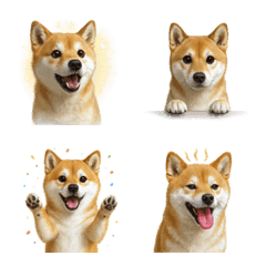 可愛い！ 柴犬 絵文字