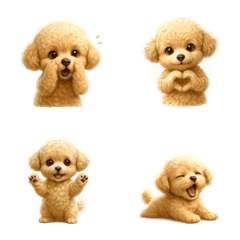 น่ารัก! อีโมจิพุดเดิ้ลทีคัพ