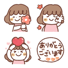 ちいさな♡女の子 毎日の絵文字