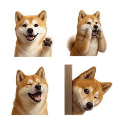 可愛い！ 秋田犬 絵文字