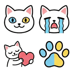 毎日使える!シンプルなオッドアイ白猫