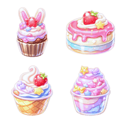 ゆめかわスイーツ♡ぷっくりつやつや02