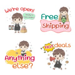 พ่อค้าออนไลน์ ตอบแชทไว English chat