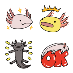 Daily life of Axolotl Emoji
