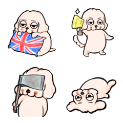 A loose and lazy dog Emoji1