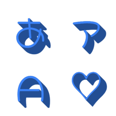e-Emoji Deco Text(Kana/Alphanum) 398