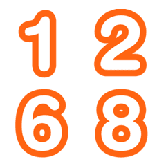 ชุด รวม อิโมจิ ตัวเลข หนา 3