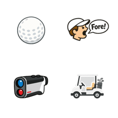 Golf Emoji Set