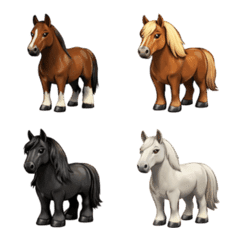 馬兒套組 3D