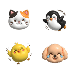 Animal Sticker Emoji vol. 01