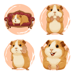 หนูตะเภาแสนตลก (สีส้ม)