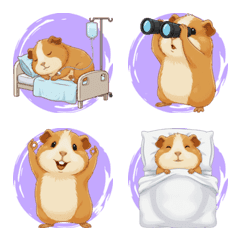 หนูตะเภาแสนตลก (สีม่วง)