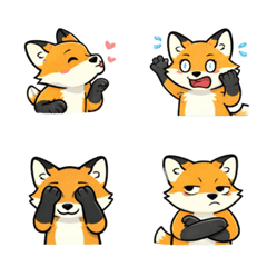 The little fox's vivid expressions