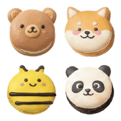 アニマル マカロン 絵文字 ①