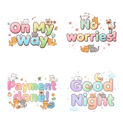 ข้อความแมวพาสเทล: ออฟฟิศและชีวิต