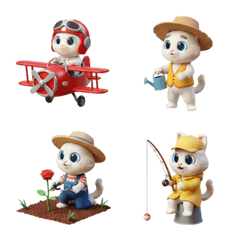 naughty lil white cat #8