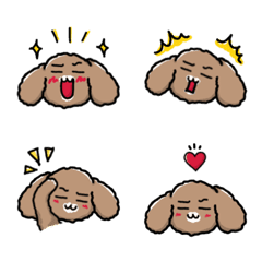 Dandy the Toy Poodle Cute Emoji part2